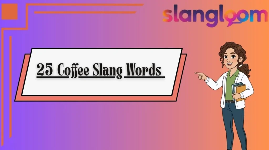 25 Coffee Slang Words