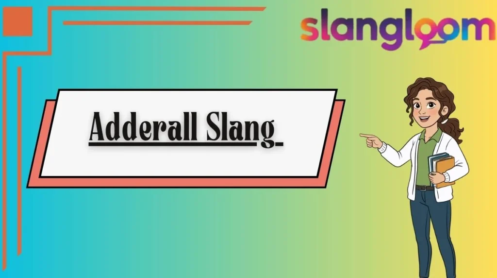 Adderall Slang