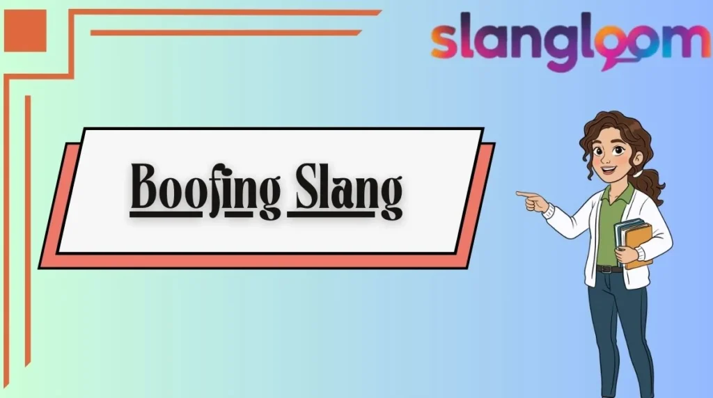 Boofing Slang