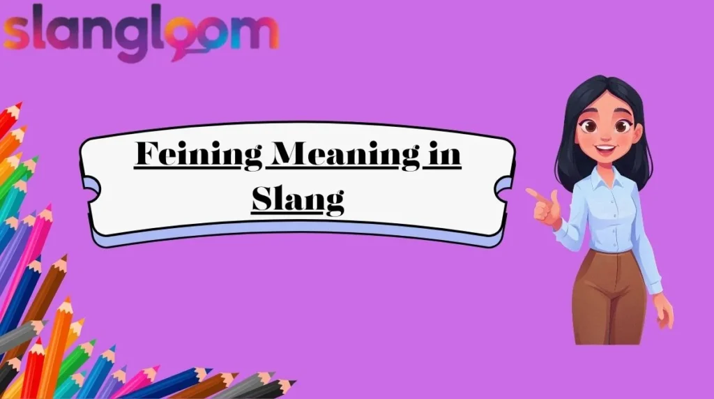 Feining Meaning in Slang