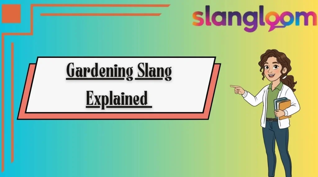 Gardening Slang Explained