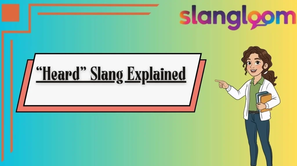 “Heard” Slang Explained