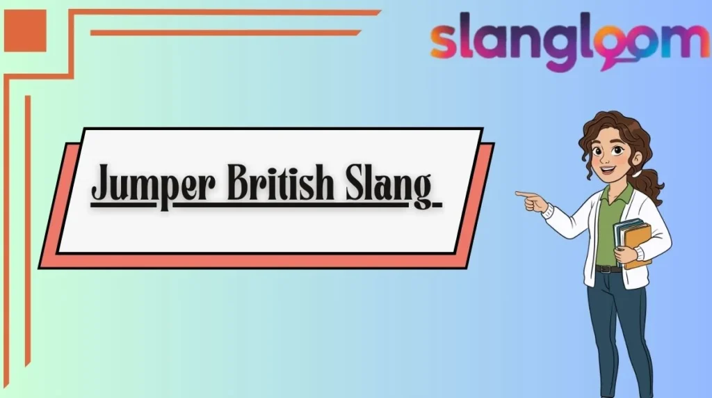 Jumper British Slang