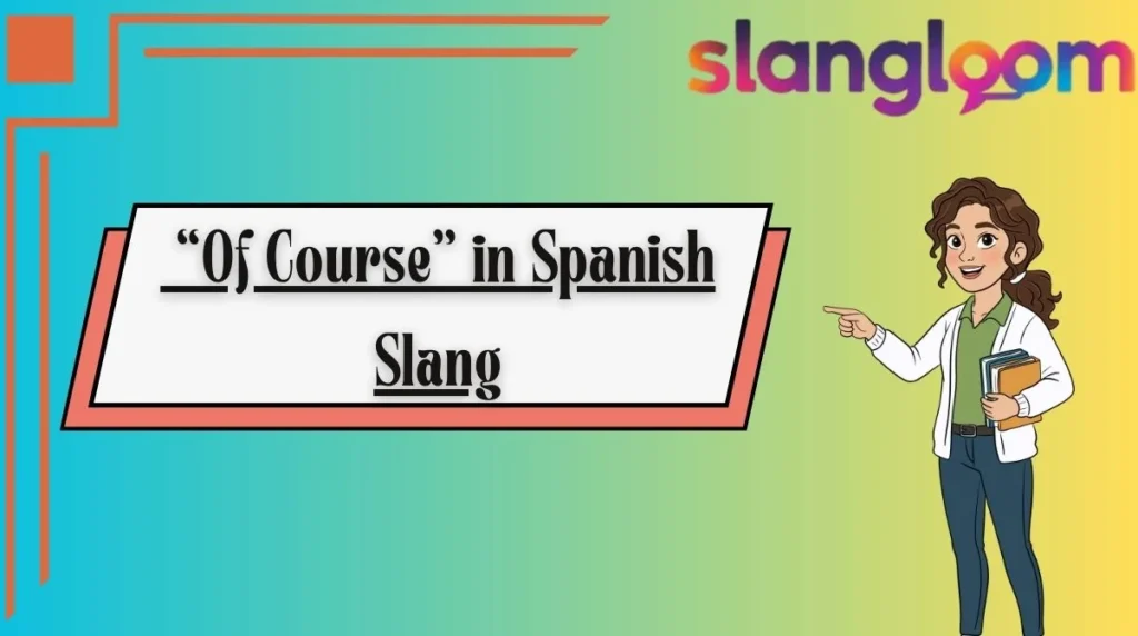 “Of Course” in Spanish Slang