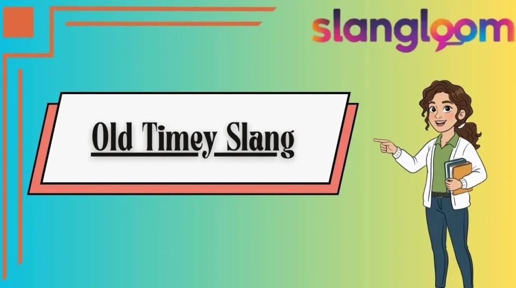 Old Timey Slang