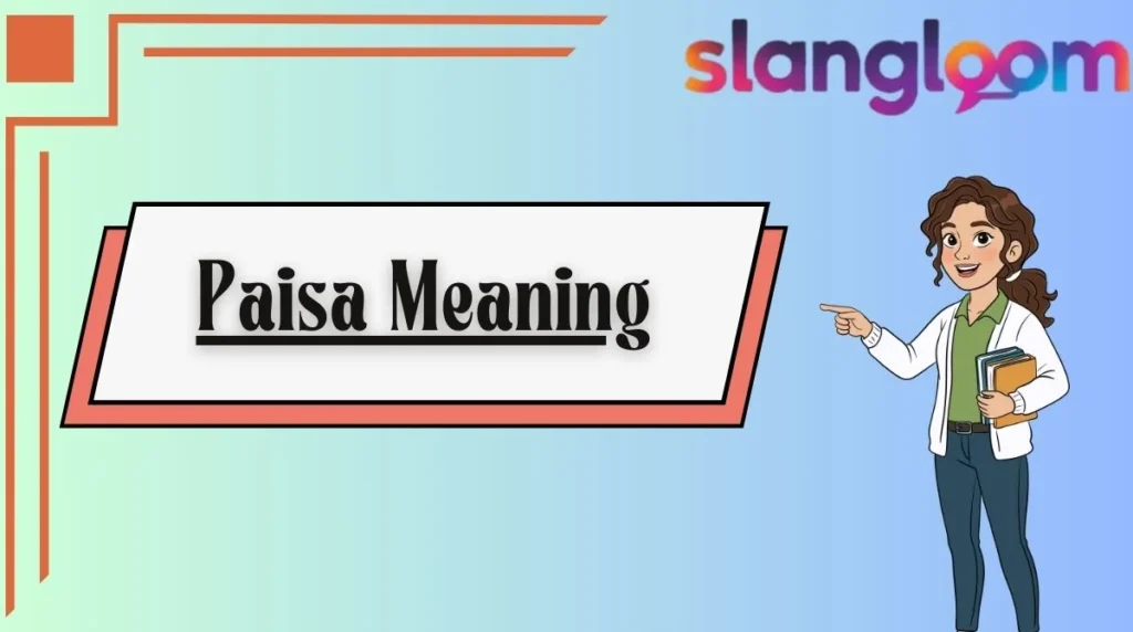 Paisa Meaning
