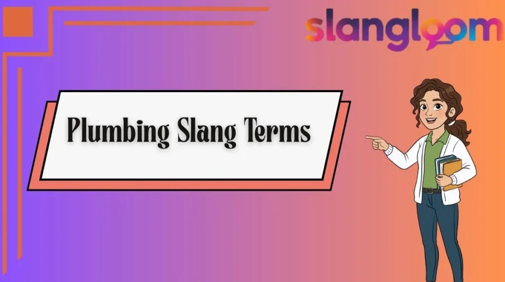 Plumbing Slang Terms