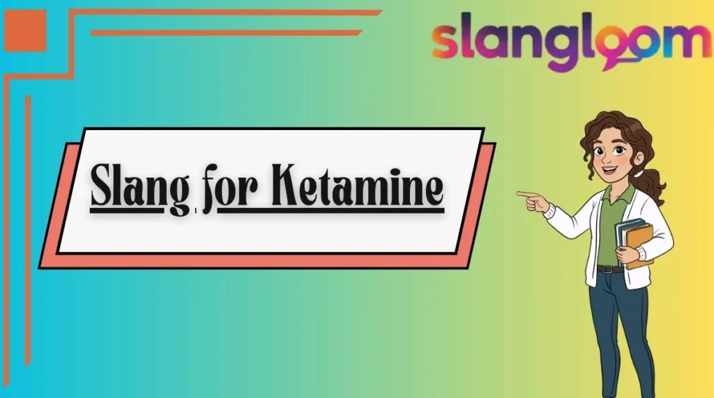 Slang for Ketamine