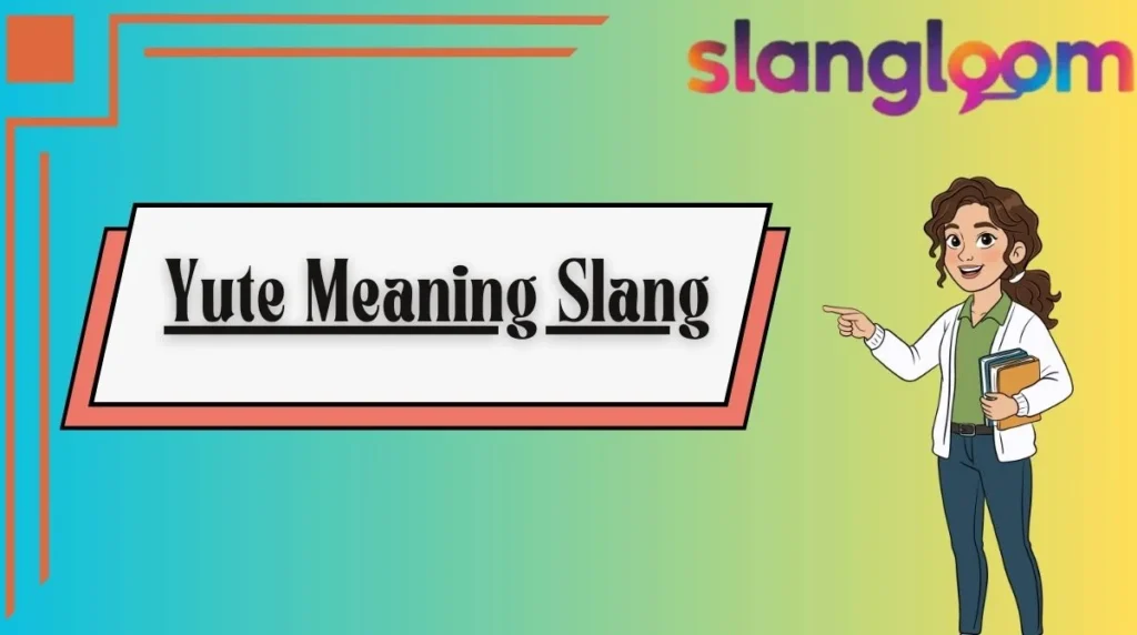 Yute Meaning Slang